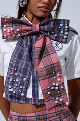 DREKE OVER THE TOP BOW NECKLACE