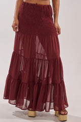 DRIFTING AWAY MAXI SKIRT
