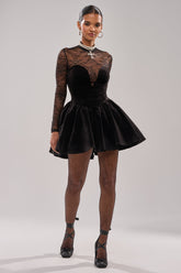 DRESSED TO IMPRESS LACE MINI DRESS