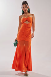 CABANA CHILL CINCHED MAXI DRESS