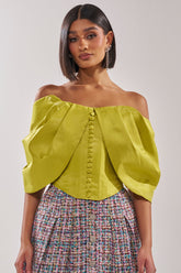 ELECTRIC CORSET IN GREEN