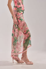 DREAMING FLORAL MAXI SKIRT