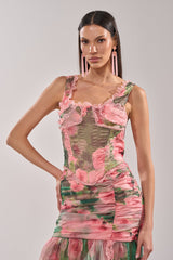 DREAMING FLORAL CORSET