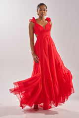 DREAM GIRL MAXI DRESS IN RED