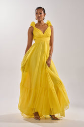 DREAM GIRL MAXI DRESS IN YELLOW