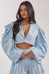 DRIP DRIP CROPPED BLAZER