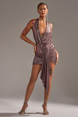 DREAM GIRL RHINESTONE MINI DRESS IN PINK