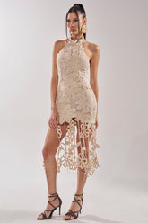 CELINE FLORAL MIDI DRESS