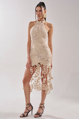 CELINE FLORAL MIDI DRESS