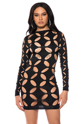 CATHERINE CUT OUT MINI DRESS