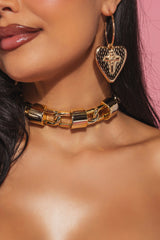CHUNK CHAIN PLASTIC CHOKER