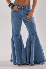 DONT PLAY WITH MY HEART BELL BOTTOM DENIM