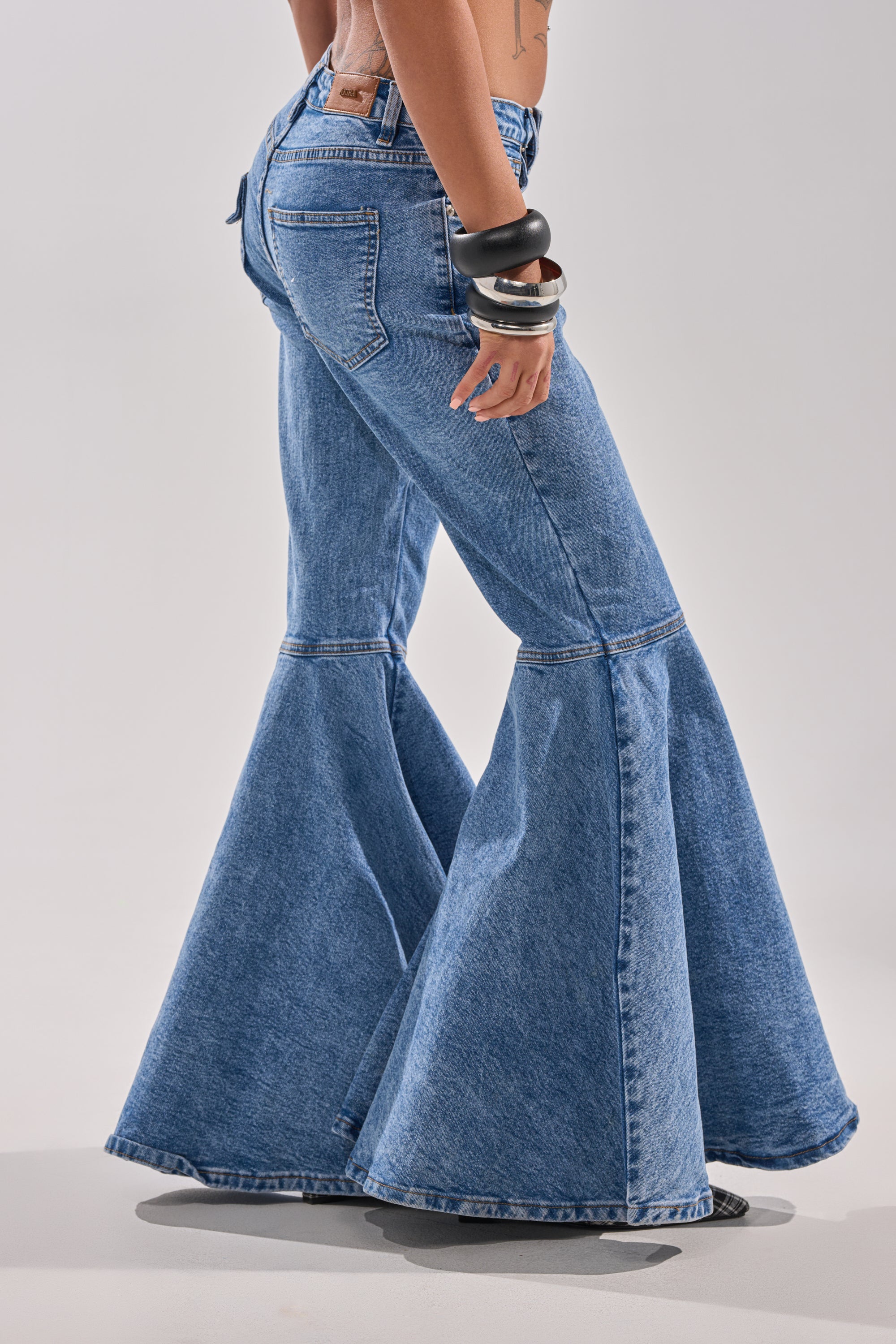 DONT PLAY WITH MY HEART BELL BOTTOM DENIM